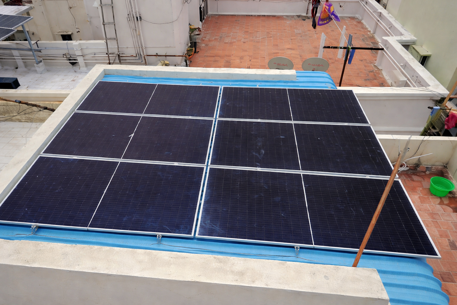 8kW commercial solar installation in Keelkattalai